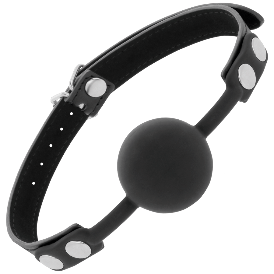 DARKNESS - BLACK SILICONE GAG - NOCTURNA DESIRES