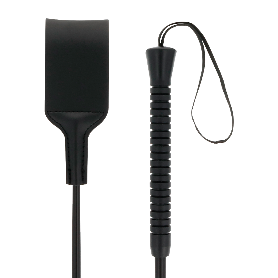 DARKNESS - FETISH BLACK WIDE BDSM WHIP - NOCTURNA DESIRES