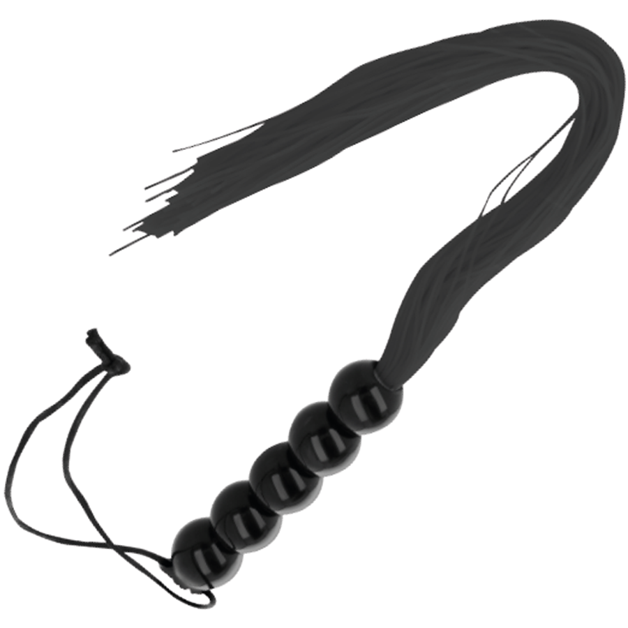 DARKNESS - THIN BLACK BONDAGE WHIP - NOCTURNA DESIRES