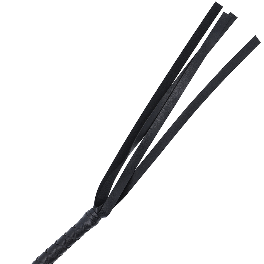 DARKNESS - BLACK BONDAGE WHIP 210CM - NOCTURNA DESIRES