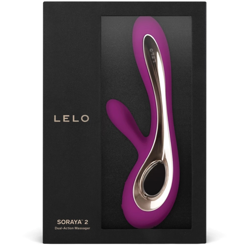 LELO - SORAYA 2 RABBIT PURPLE VIBRATOR - NOCTURNA DESIRES