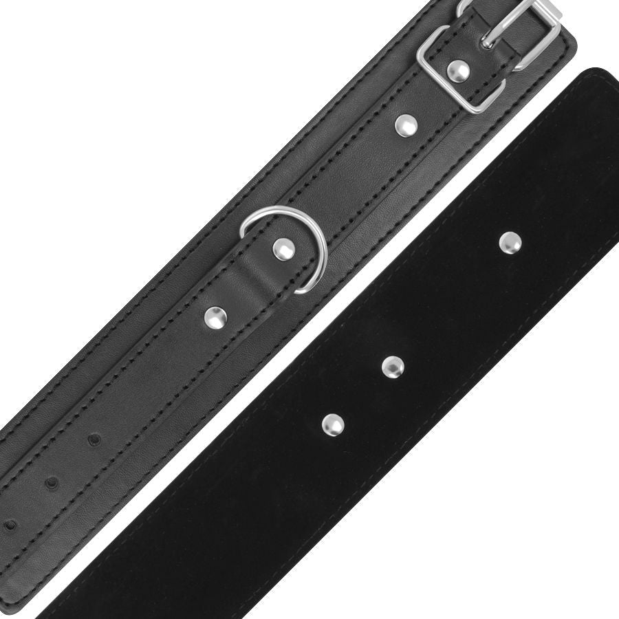 DARKNESS - BLACK ADJUSTABLE HANDCUFFS WITH DOUBLE REINFORCEMENT TAPE - NOCTURNA DESIRES
