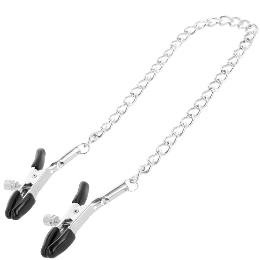 DARKNESS - ADJUSTABLE NIPPLE CLAMPS METAL - NOCTURNA DESIRES