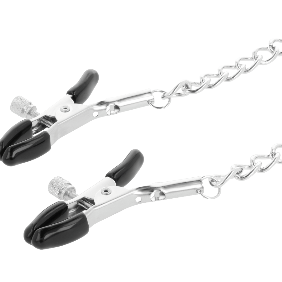 DARKNESS - ADJUSTABLE NIPPLE CLAMPS METAL - NOCTURNA DESIRES