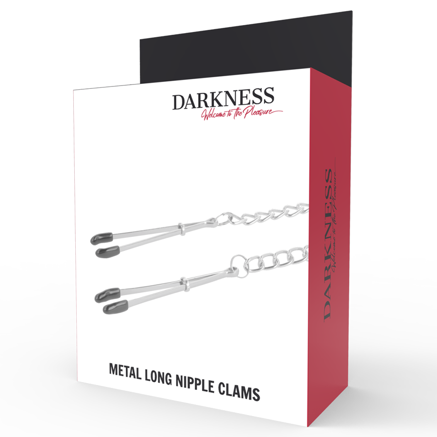 DARKNESS - ADJUSTABLE METAL NIPPLE Clamps - NOCTURNA DESIRES