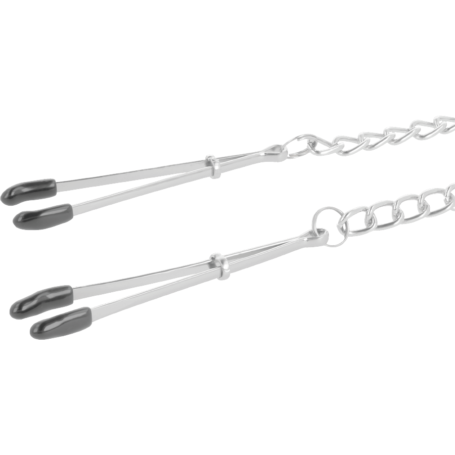DARKNESS - ADJUSTABLE METAL NIPPLE Clamps - NOCTURNA DESIRES