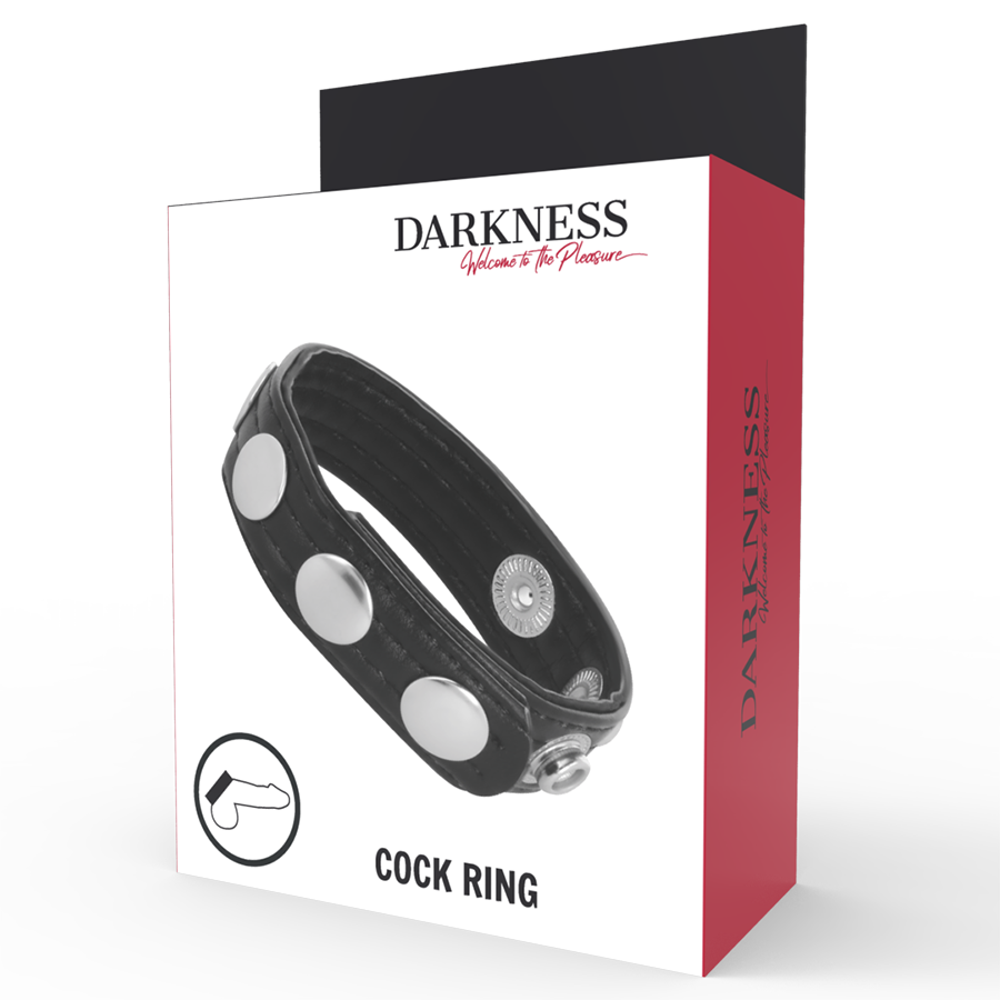 DARKNESS - LEATHER ERECTION RING - NOCTURNA DESIRES