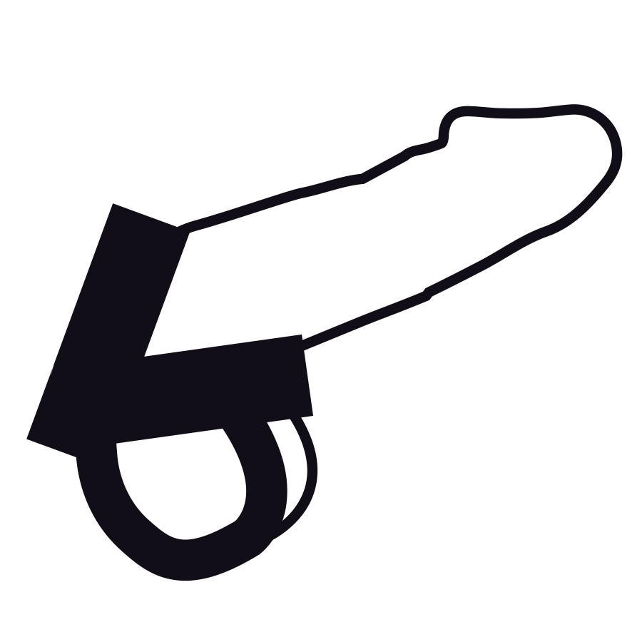 DARKNESS - SKIN RING FOR PENIS AND TESTICLES - NOCTURNA DESIRES