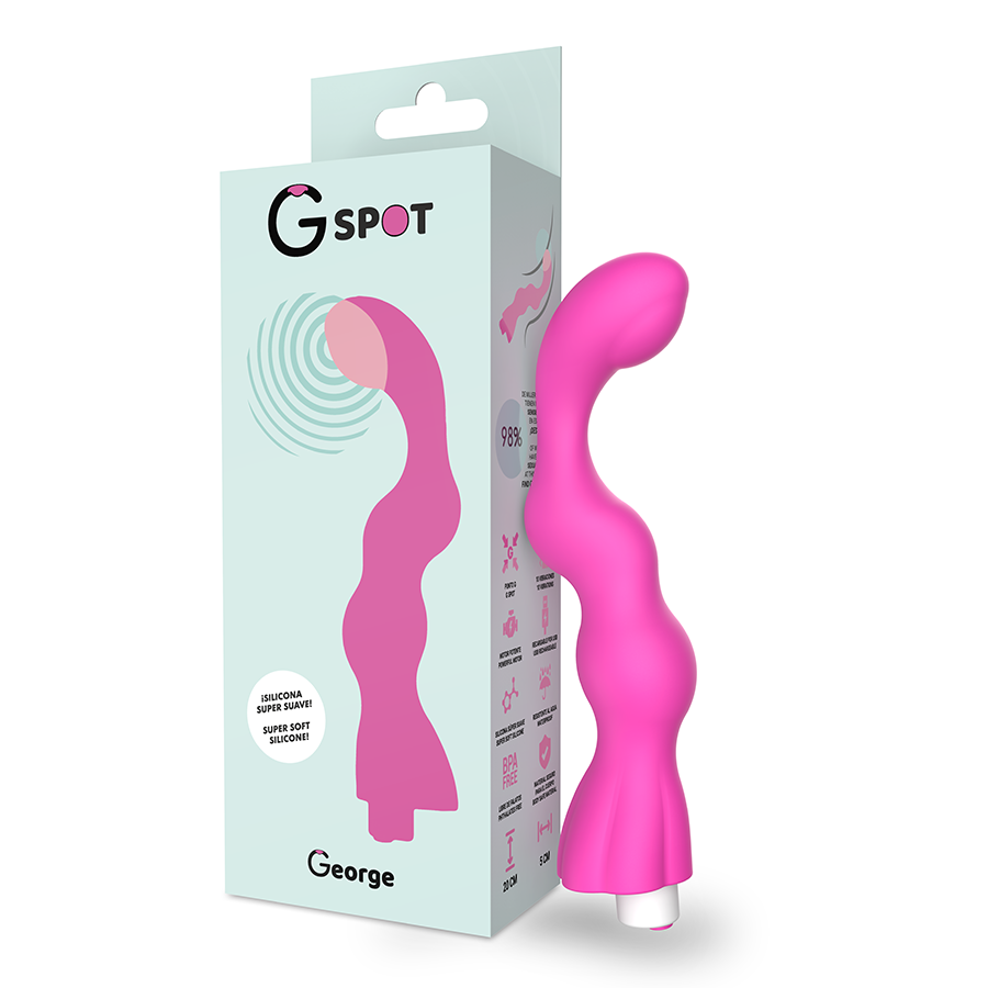 G-SPOT - GEORGE G-SPOT VIBRATOR GUM PINK - NOCTURNA DESIRES