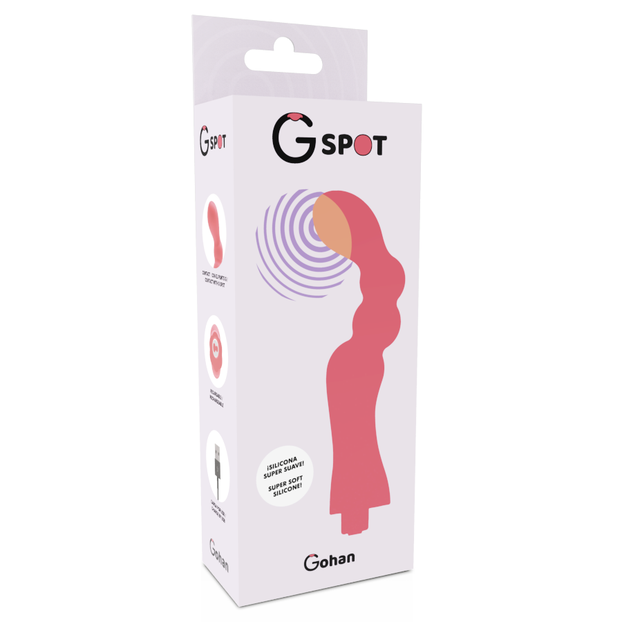 G-SPOT - GOHAH VIBRATOR LIGHT RED - NOCTURNA DESIRES