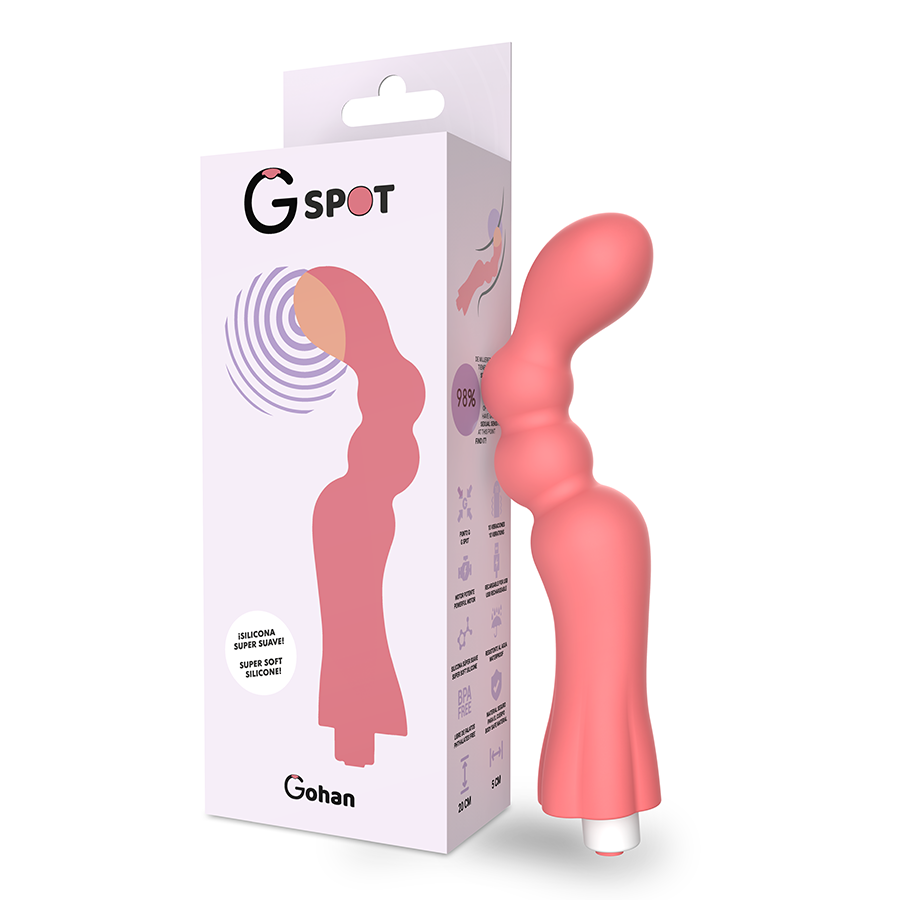 G-SPOT - GOHAH VIBRATOR LIGHT RED - NOCTURNA DESIRES
