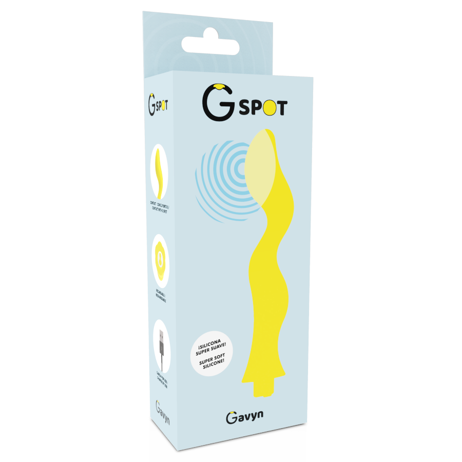 G-SPOT - GAVYN G-SPOT VIBRATOR YELLOW - NOCTURNA DESIRES