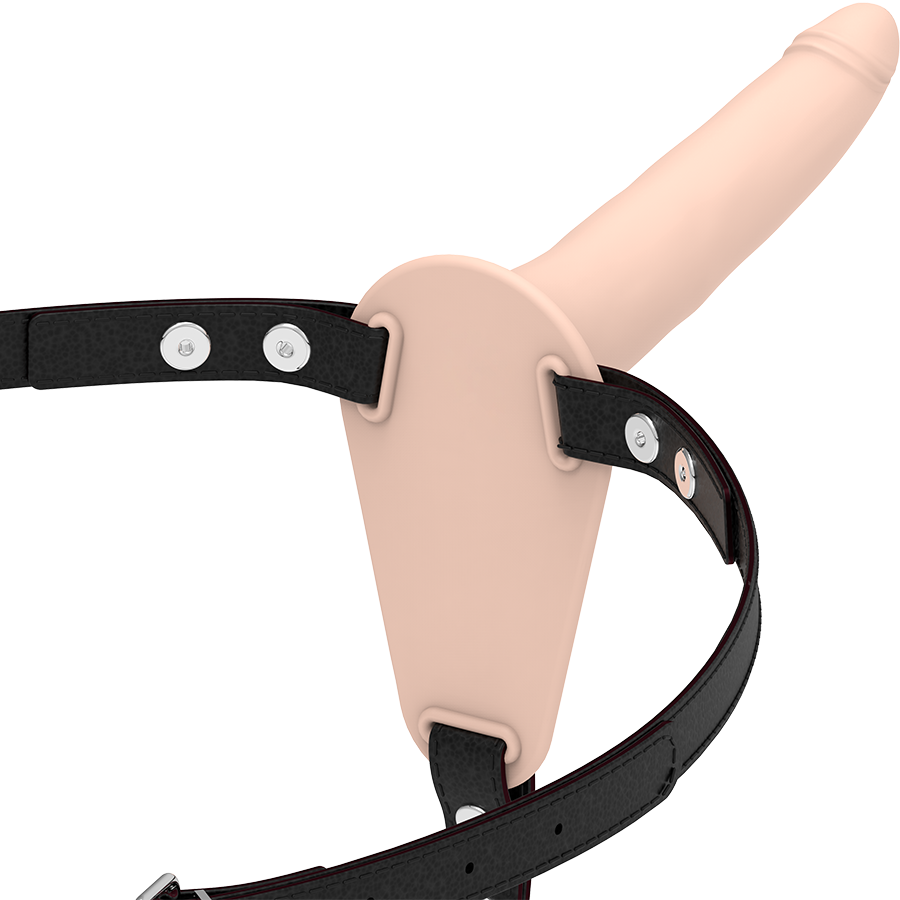 FETISH SUBMISSIVE HARNESS - FLESH SILICONE 15 CM - NOCTURNA DESIRES