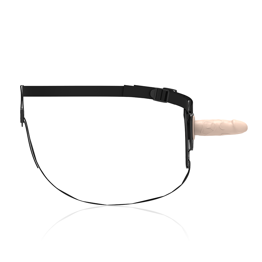 FETISH SUBMISSIVE HARNESS - FLESH REALISTIC SILICONE 12.5 CM - NOCTURNA DESIRES