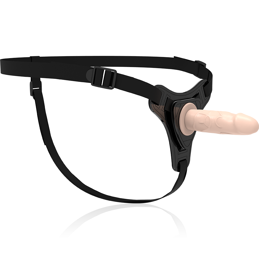 FETISH SUBMISSIVE HARNESS - FLESH REALISTIC SILICONE 12.5 CM - NOCTURNA DESIRES