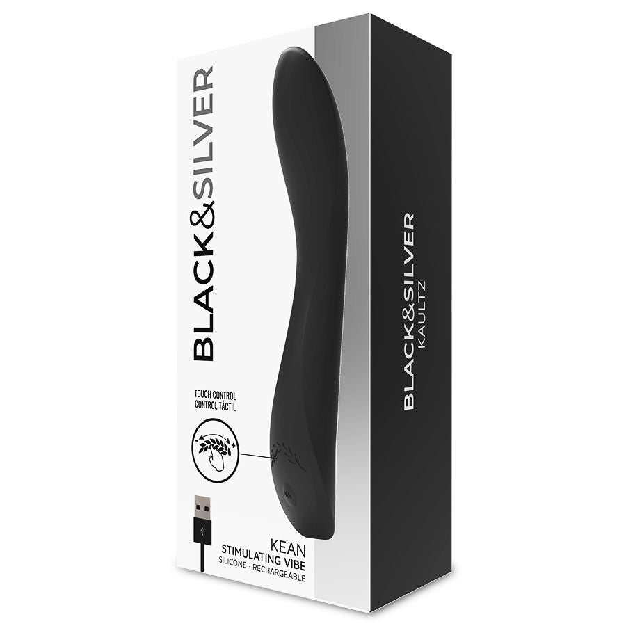 BLACK&SILVER - KEAN VIBRATOR TOUCH CONTROL - NOCTURNA DESIRES