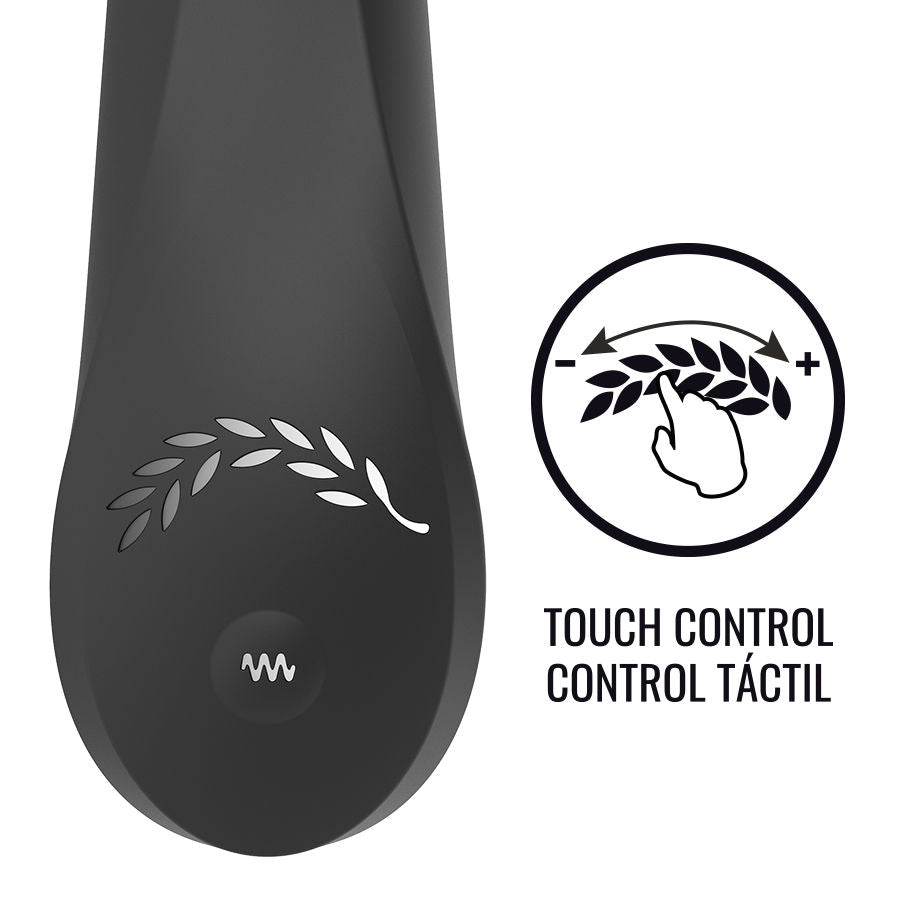 BLACK&SILVER - KEAN VIBRATOR TOUCH CONTROL - NOCTURNA DESIRES