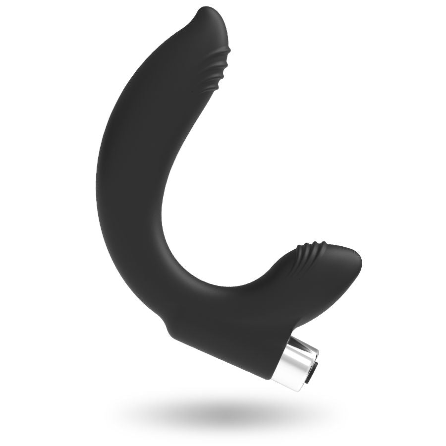 ADDICTED TOYS - PROSTATIC VIBRATOR RECHARGEABLE MODEL 7 - BLACK - NOCTURNA DESIRES
