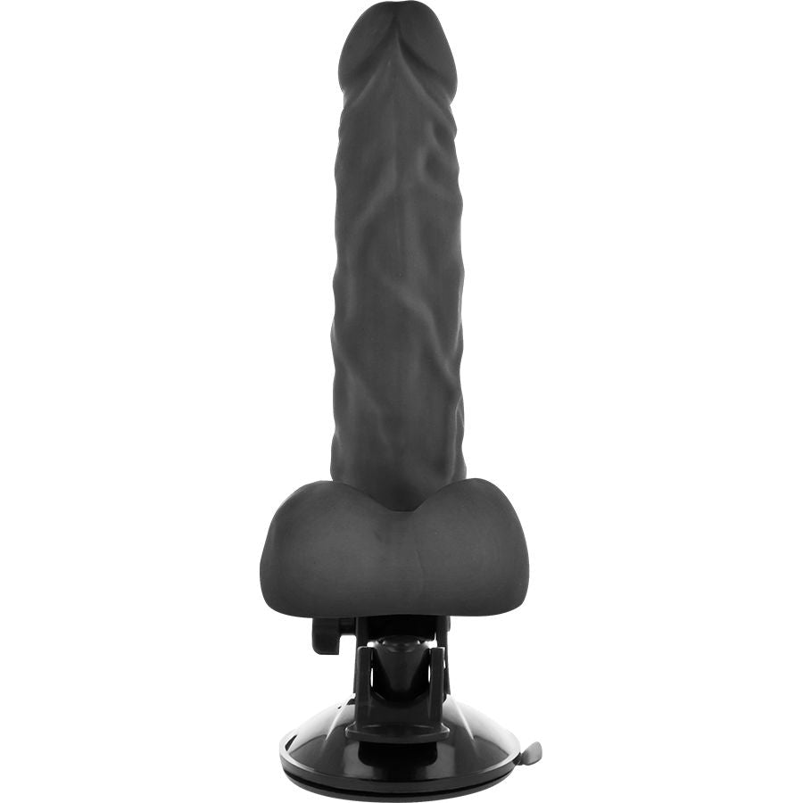 BASECOCK - VIBRADOR ARTICULABLE CONTROL REMOTO NEGRO 21 CM -O- 5 CM - NOCTURNA DESIRES