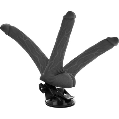BASECOCK - REALISTIC ARTICULABLE REMOTE CONTROL BLACK 18.5 CM -O- 4 CM - NOCTURNA DESIRES