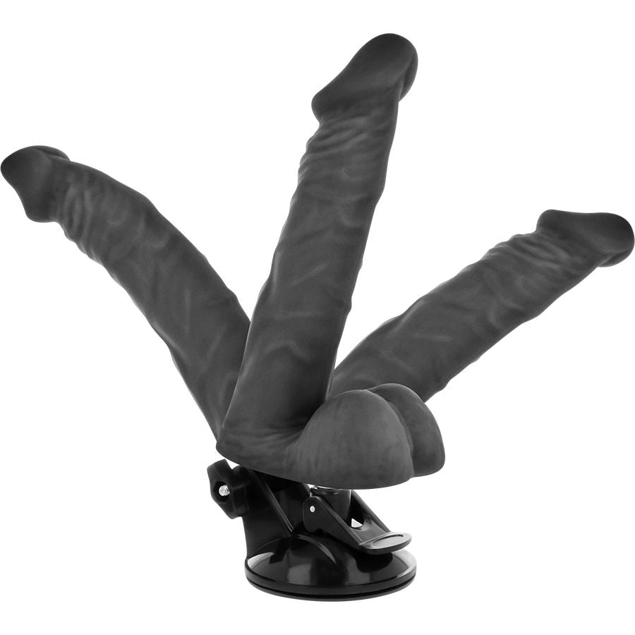 BASECOCK - REALISTIC ARTICULABLE REMOTE CONTROL BLACK 20 CM -O- 4.5 CM - NOCTURNA DESIRES