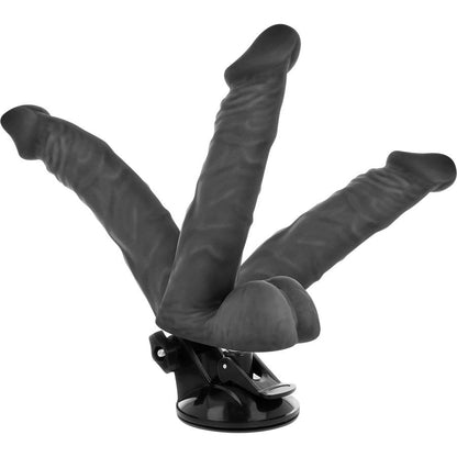 BASECOCK - REALISTIC ARTICULABLE REMOTE CONTROL BLACK 20 CM -O- 4.5 CM - NOCTURNA DESIRES