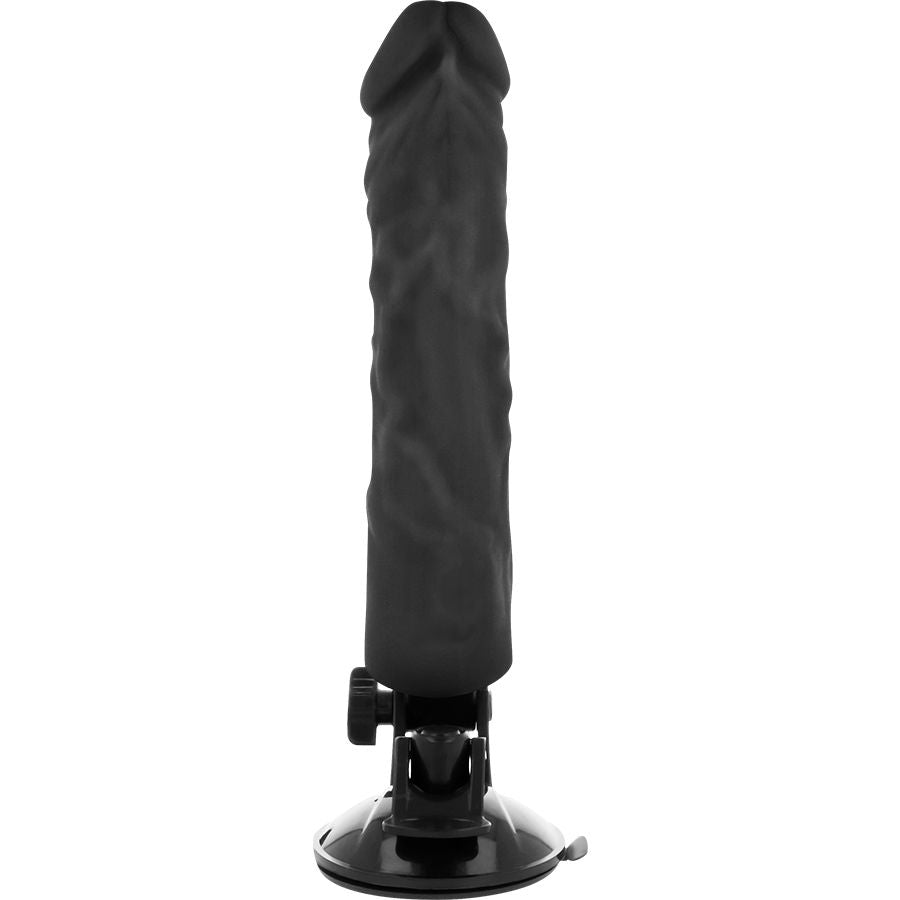 BASECOCK - REALISTIC VIBRATOR REMOTE CONTROL BLACK 21 CM -O- 4 CM - NOCTURNA DESIRES