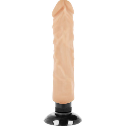 BASECOCK - REALISTIC VIBRATOR 2-1 FLESH 20 CM -O- 4 CM - NOCTURNA DESIRES