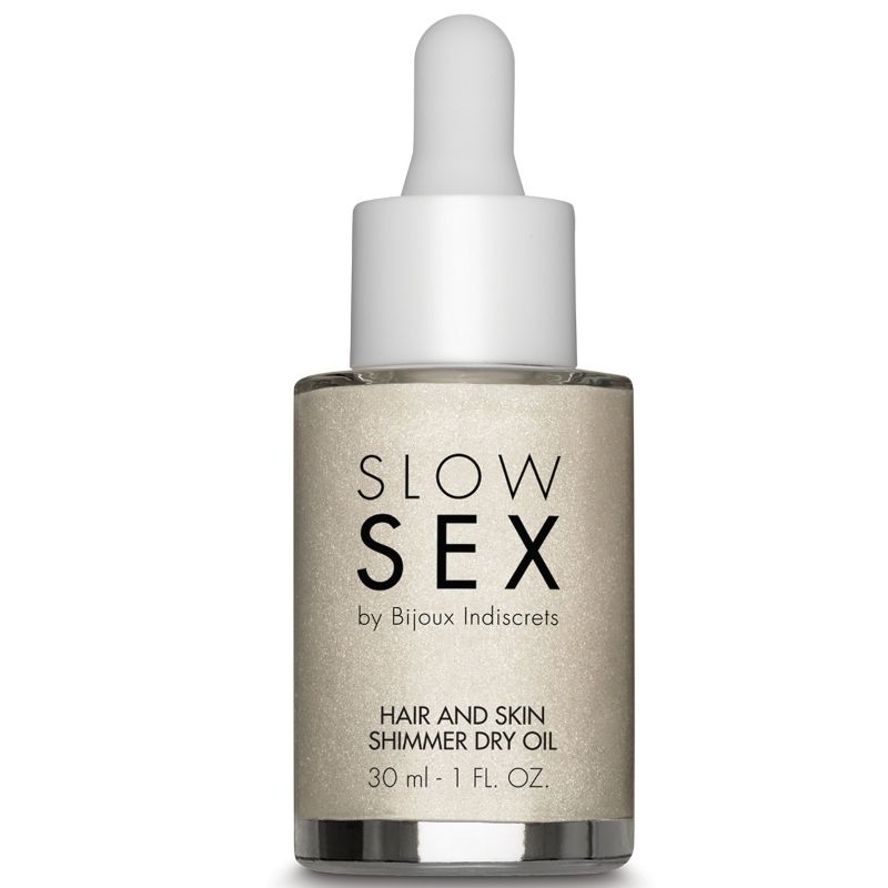 BIJOUX - SLOW SEX MULTIFUNCTION ILLUMINATING DRY OIL 30 ML - NOCTURNA DESIRES