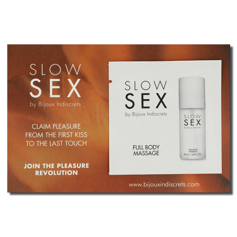 BIJOUX - SLOW SEX FULL BODY MASSAGE MASSAGE GEL 2 ML - NOCTURNA DESIRES