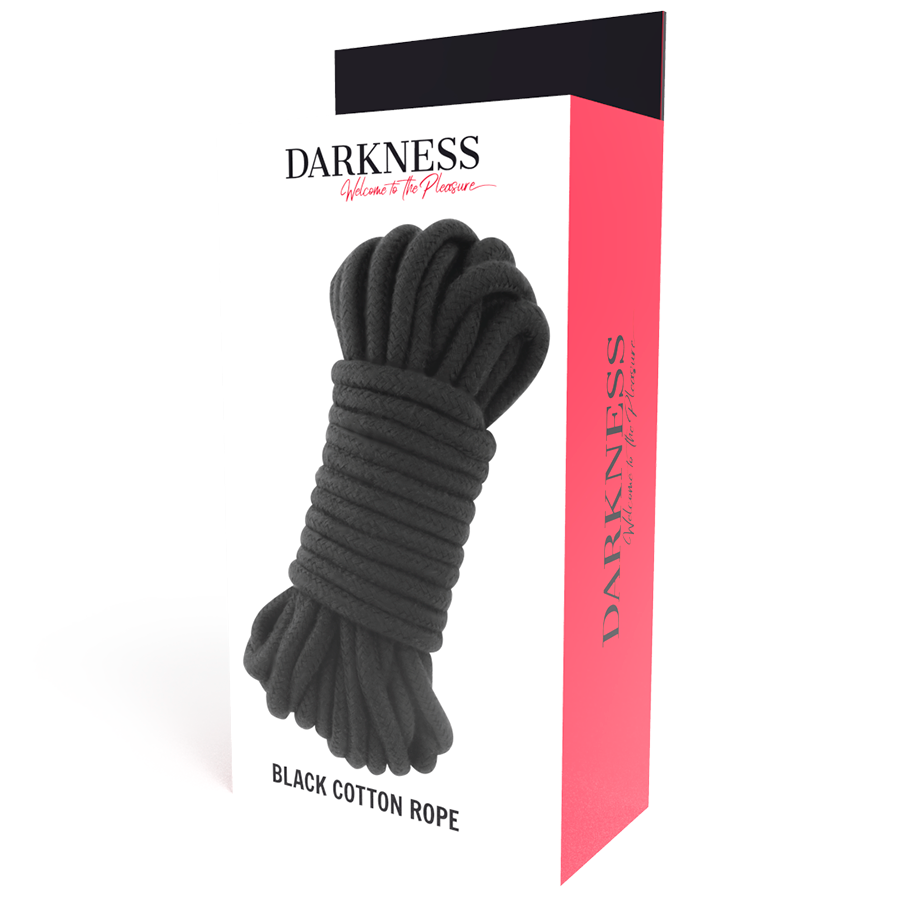 DARKNESS - JAPANESE ROPE 10 M BLACK - NOCTURNA DESIRES