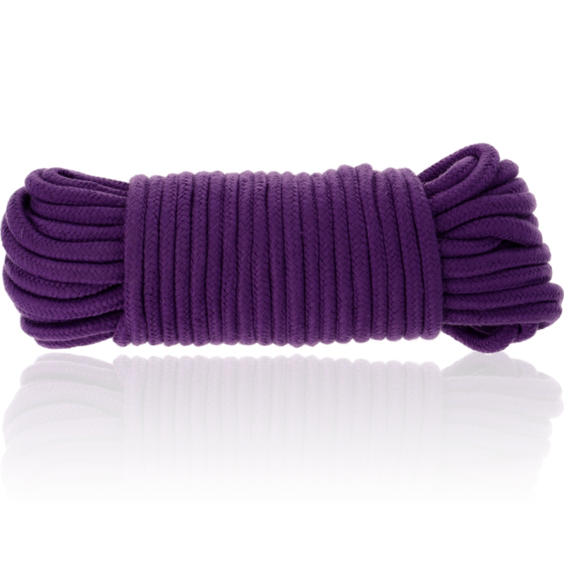 DARKNESS - COTTON BONDAGE ROPE 20 METERS LILAC - NOCTURNA DESIRES