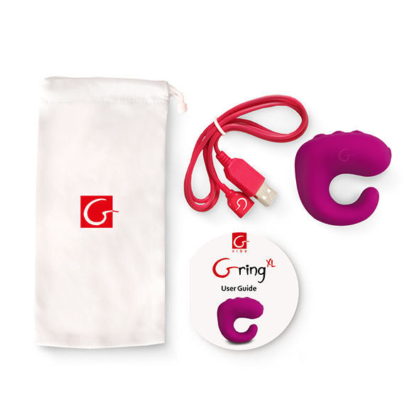G-VIBE - FUN TOYS GRING VIBRATOR RING XL SWEET RASPBERRY - NOCTURNA DESIRES