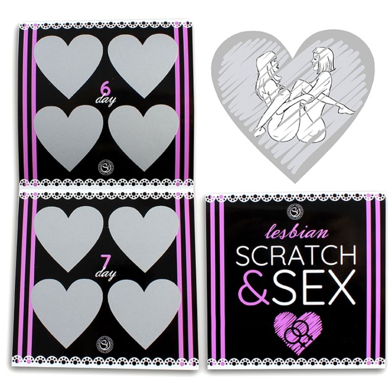 SECRETPLAY - SCRATCH & SEX GAME FOR COUPLES LESBIAN POSITIONS (ES/EN/FR/PT/DE) - NOCTURNA DESIRES