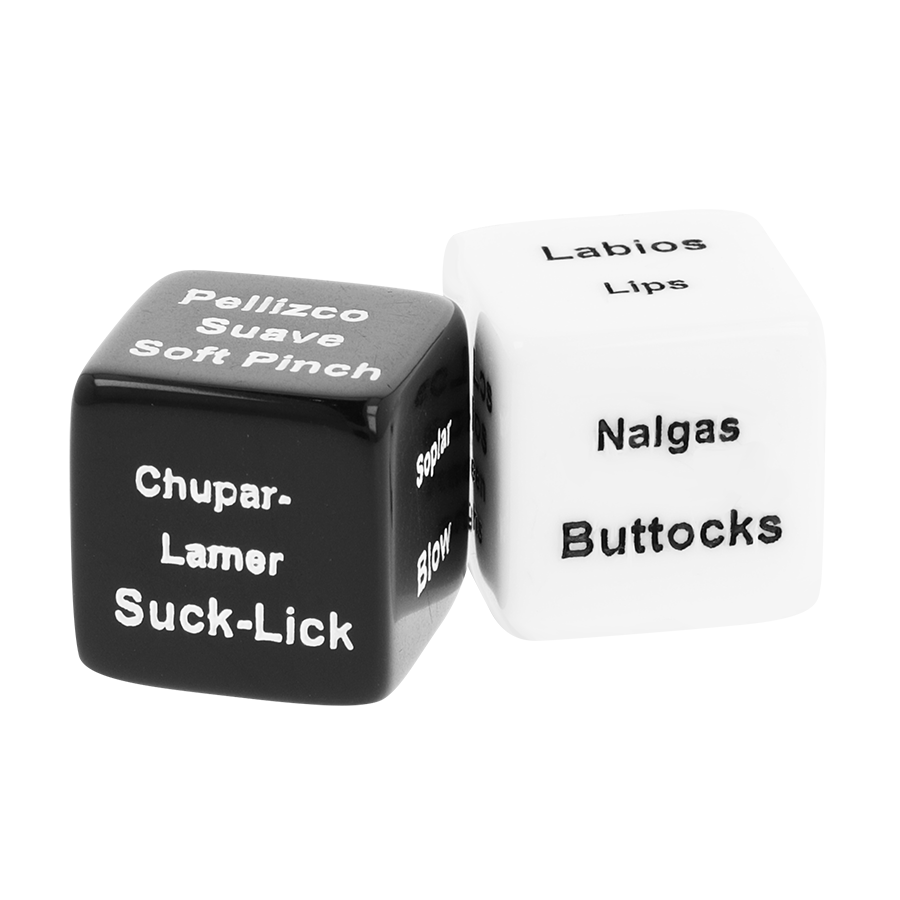 BLACK&SILVER - DICE FOR COUPLES ES/EN - NOCTURNA DESIRES