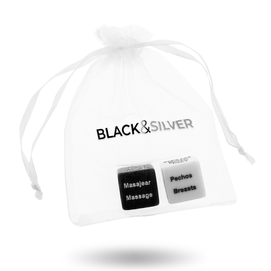 BLACK&SILVER - DICE FOR COUPLES ES/EN - NOCTURNA DESIRES