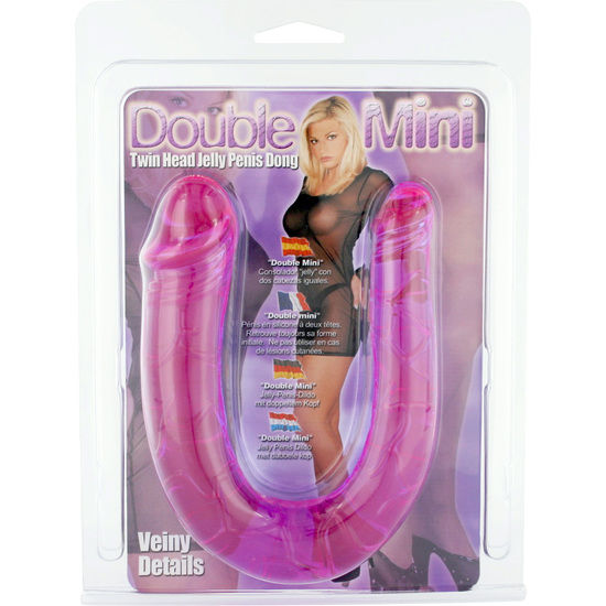 SEVEN CREATIONS - PENIS WITH TWO FLEXIBLE JELLY HEADS - NOCTURNA DESIRES