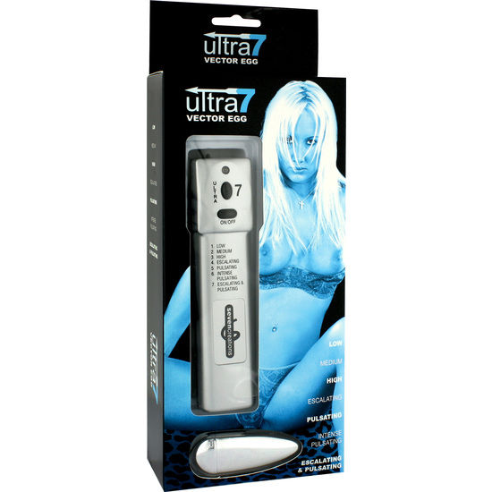SEVEN CREATIONS - ULTRA 7 VECTOR VIBRATING EGG - NOCTURNA DESIRES