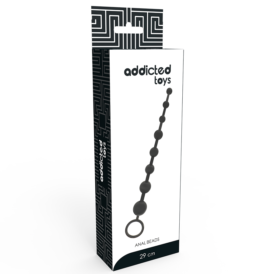 ADDICTED TOYS - ANAL BEADS 29 CM BLACK - NOCTURNA DESIRES