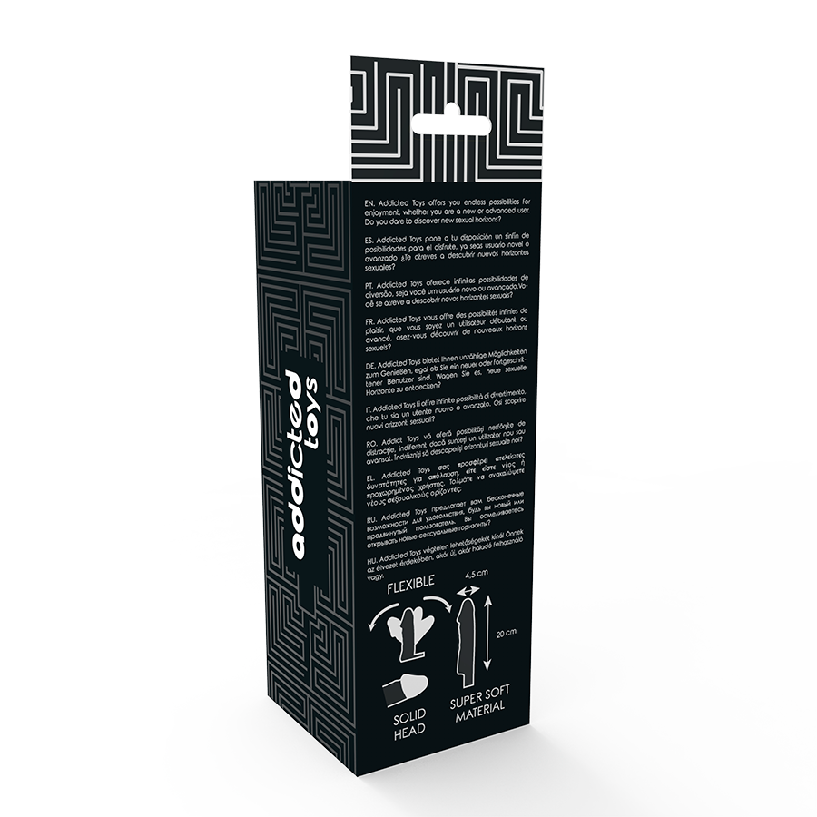 ADDICTED TOYS - DONG EXTENSION BLACK - NOCTURNA DESIRES