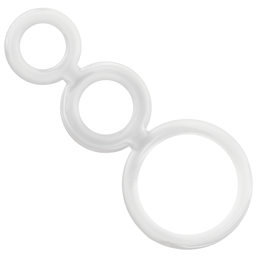 ADDICTED TOYS - RINGS SET FOR PENIS TRANSPARENT - NOCTURNA DESIRES