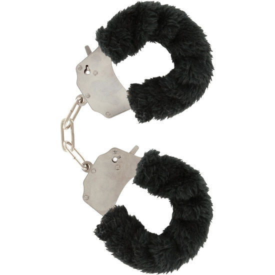 TOYJOY - FURRY FUN CUFFS BONDAGE BLACK - NOCTURNA DESIRES