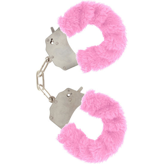 TOYJOY - FURRY FUN CUFFS BONDAGE PINK - NOCTURNA DESIRES