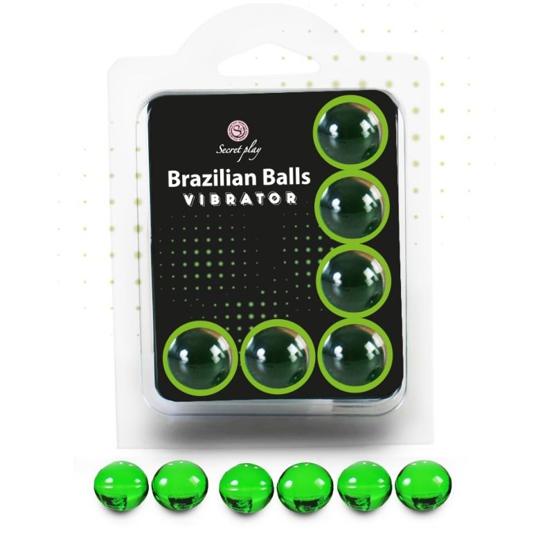 SECRETPLAY - SET 6 BRAZILIAN BALLS VIBRATOR - NOCTURNA DESIRES