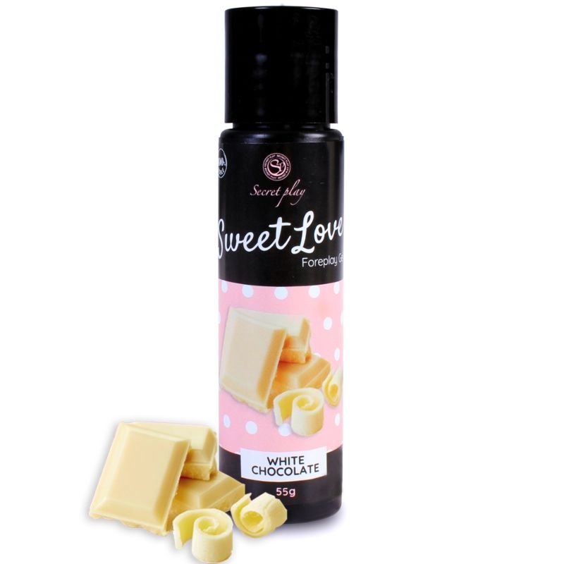 SECRETPLAY - GEL SWEET LOVE WHITE CHOCOLATE 60 ML - NOCTURNA DESIRES
