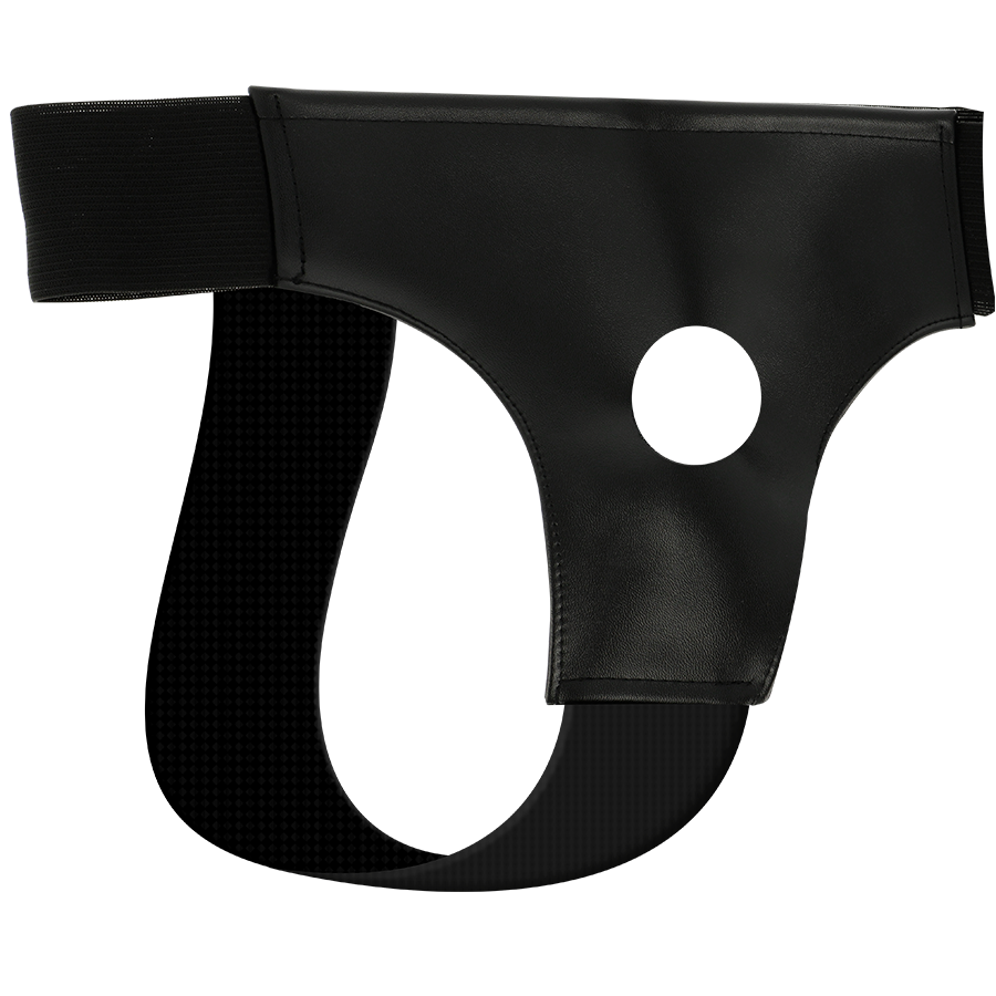DARKNESS - HARNESS WITH HOLE ONE SIZE - NOCTURNA DESIRES