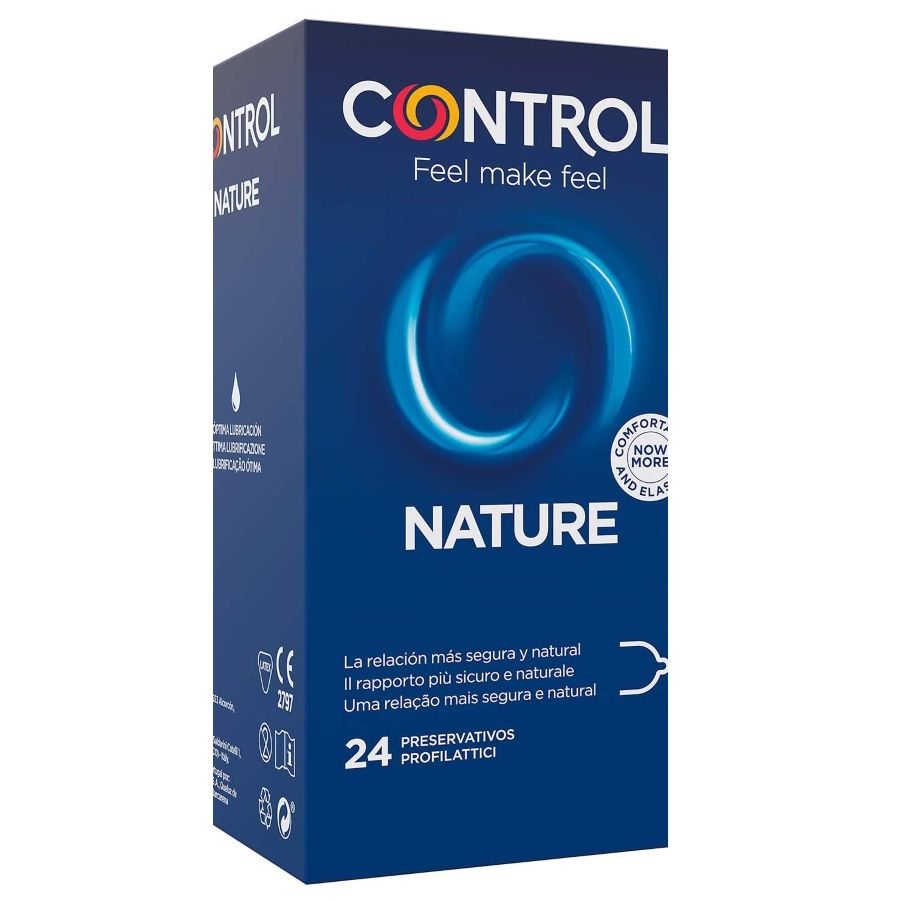 CONTROL - ADAPTA NATURE CONDOMS 24 UNITS CONTROL CONDOMS  NOCTURNA DESIRES