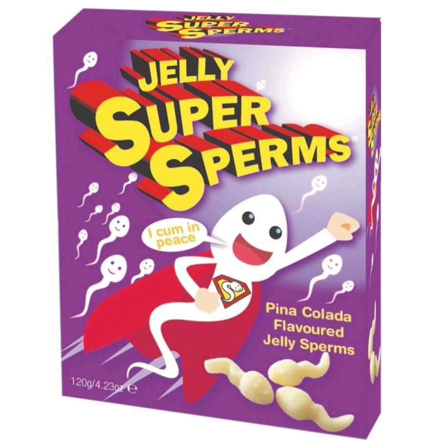 SPENCER & FLEETWOOD - JELLY SUPER SPERM GUMMIES FORM SPERM 120 GR - NOCTURNA DESIRES