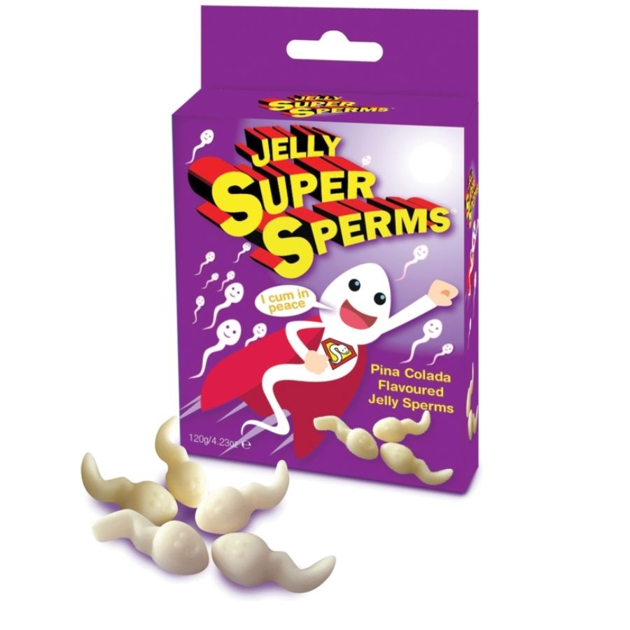 SPENCER & FLEETWOOD - JELLY SUPER SPERM GUMMIES FORM SPERM 120 GR - NOCTURNA DESIRES