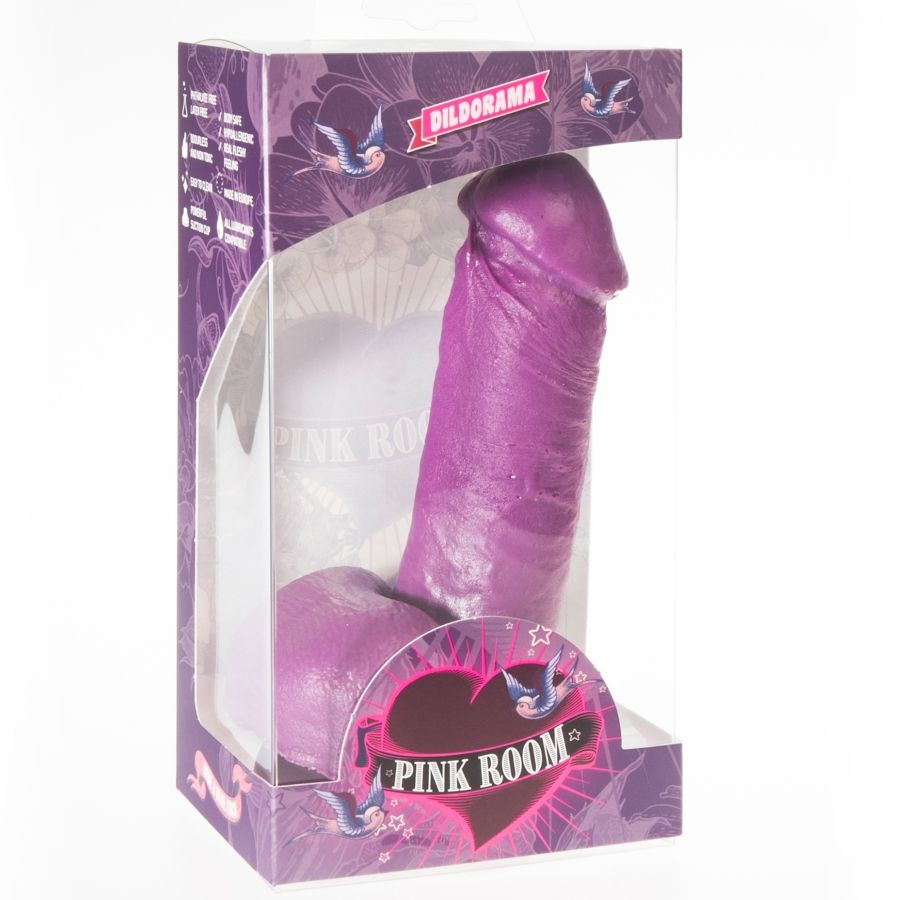 PINK ROOM - NAO REALISTIC DILDO PURPLE 16 CM - NOCTURNA DESIRES